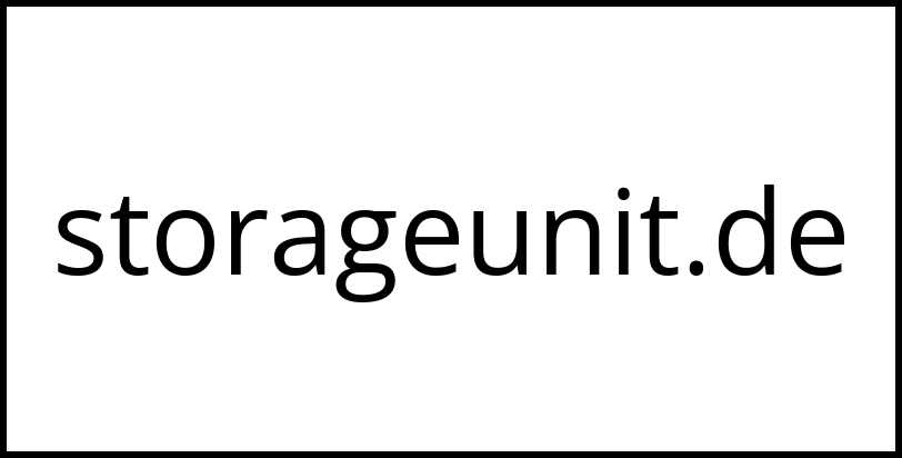 storageunit.de