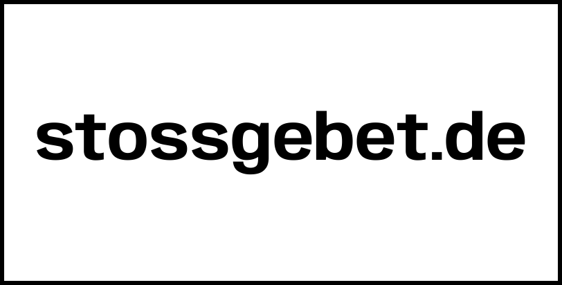 stossgebet.de