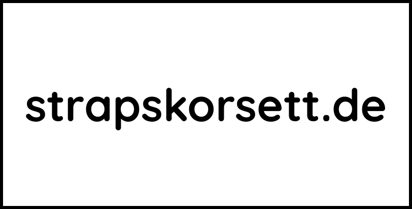 strapskorsett.de