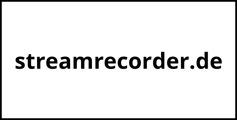 streamrecorder.de