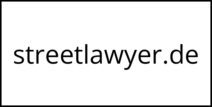 streetlawyer.de