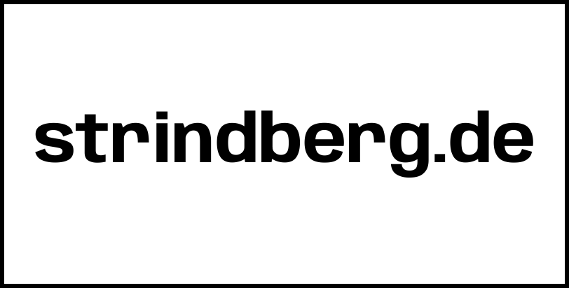 strindberg.de