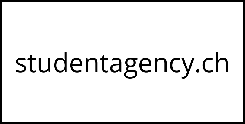 studentagency.ch