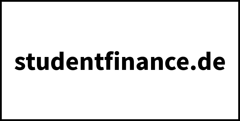 studentfinance.de