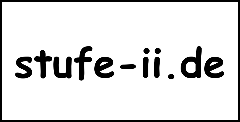 stufe-ii.de