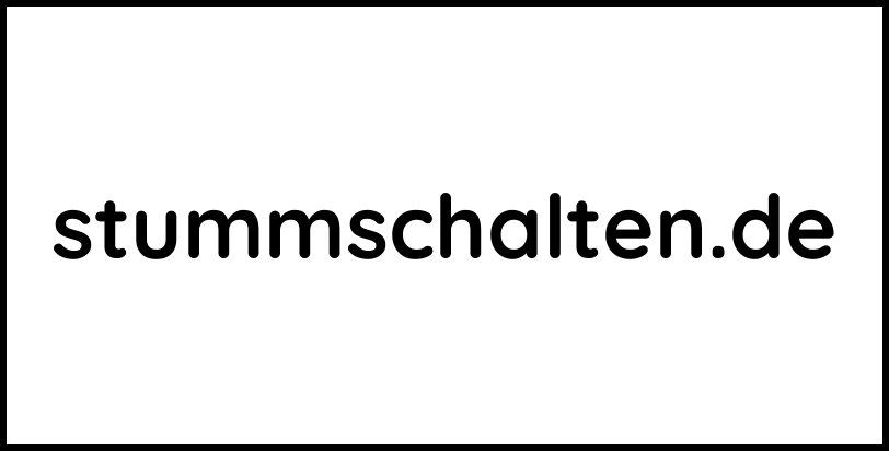 stummschalten.de