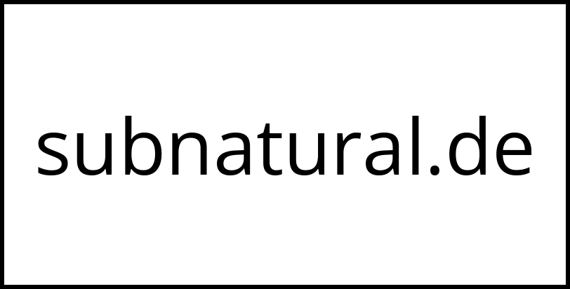 subnatural.de