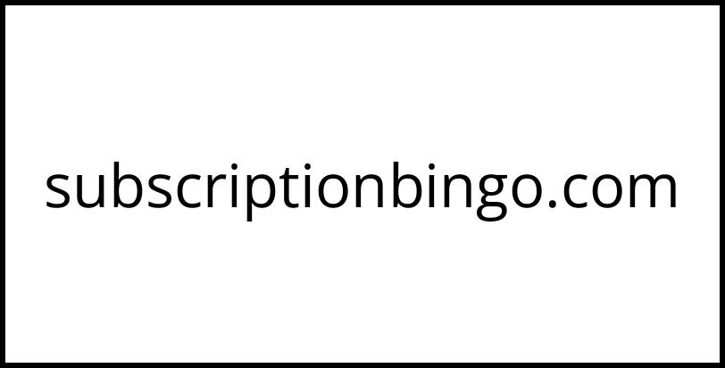 subscriptionbingo.com