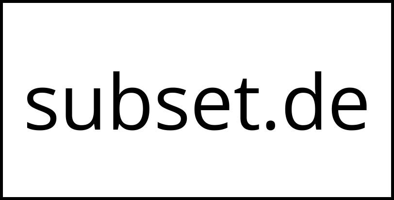 subset.de