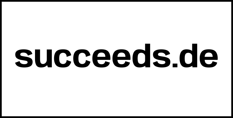 succeeds.de