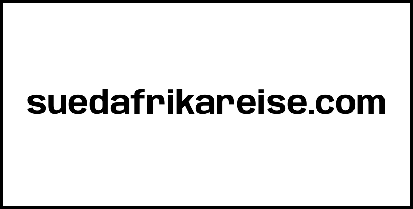 suedafrikareise.com