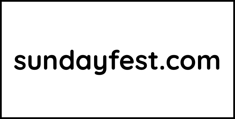 sundayfest.com