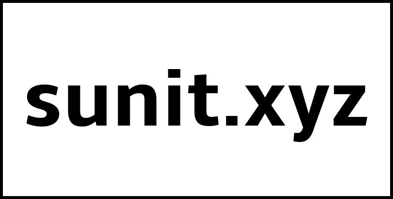 sunit.xyz