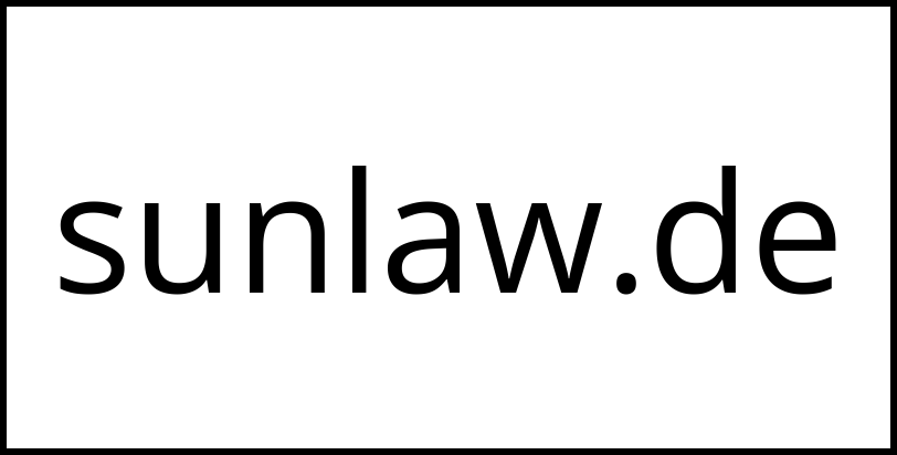 sunlaw.de