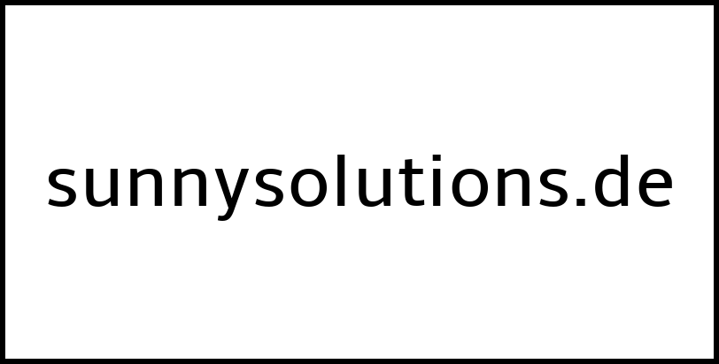 sunnysolutions.de