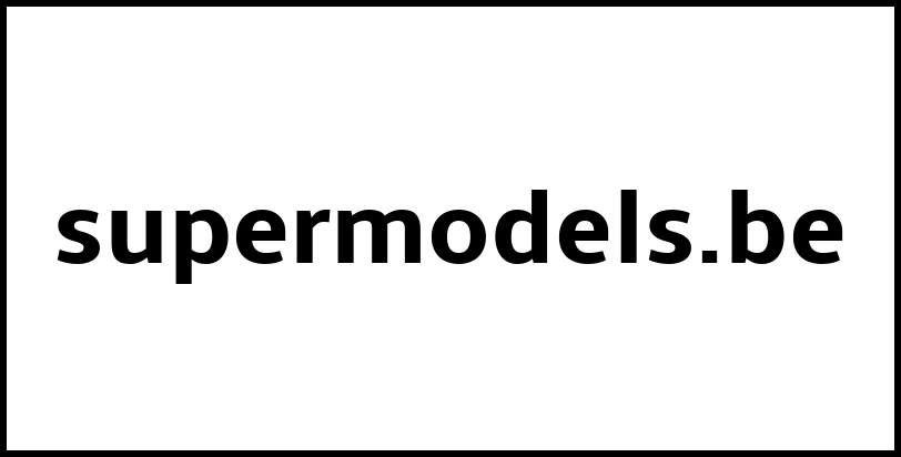 supermodels.be