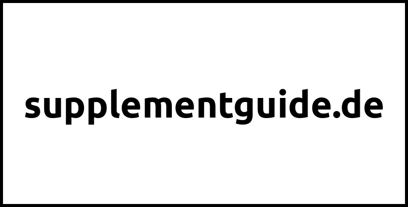 supplementguide.de