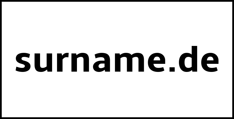 surname.de