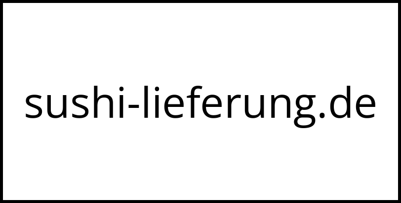 sushi-lieferung.de