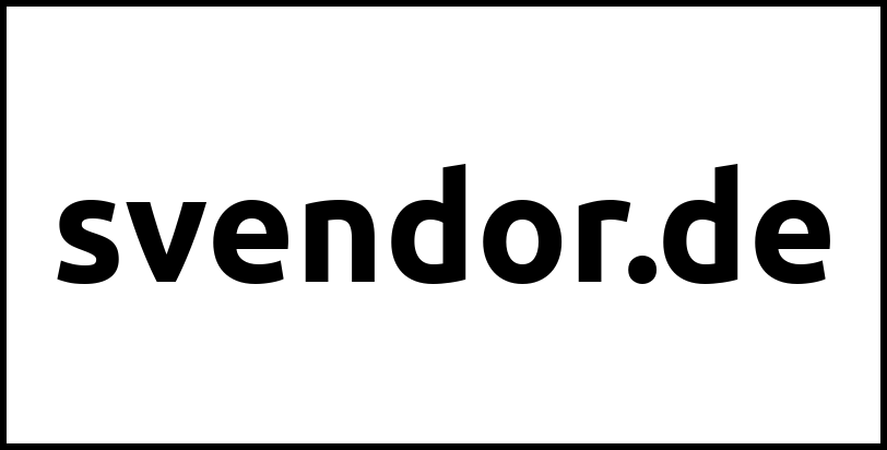 svendor.de