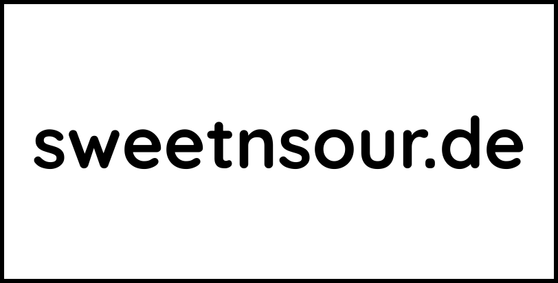 sweetnsour.de