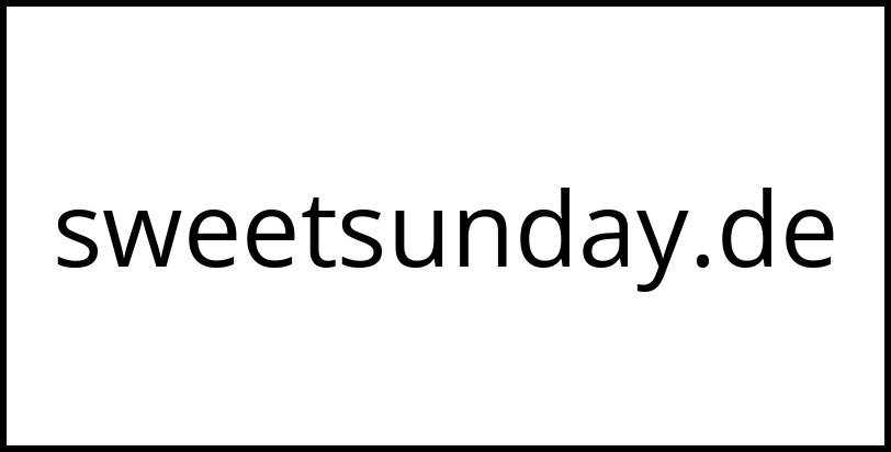 sweetsunday.de