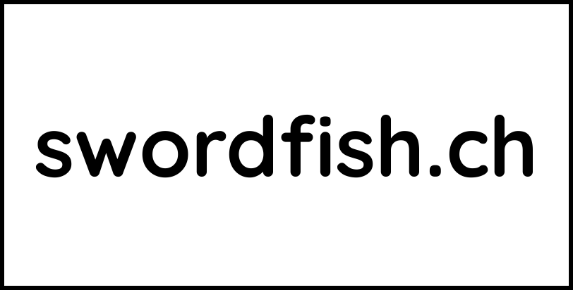 swordfish.ch