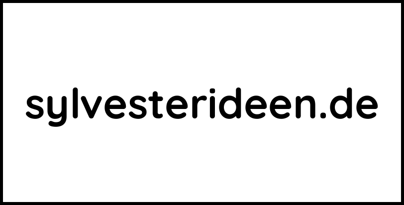 sylvesterideen.de