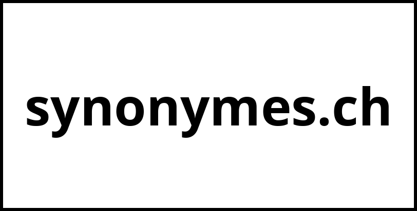 synonymes.ch