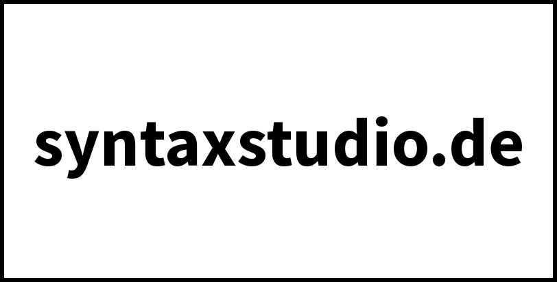 syntaxstudio.de