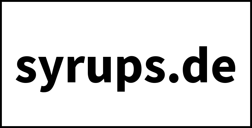 syrups.de