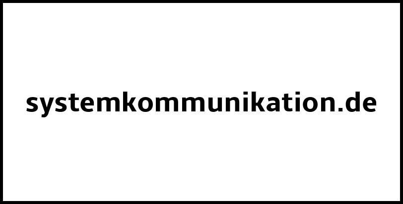 systemkommunikation.de