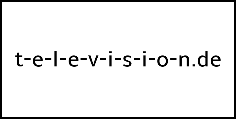 t-e-l-e-v-i-s-i-o-n.de