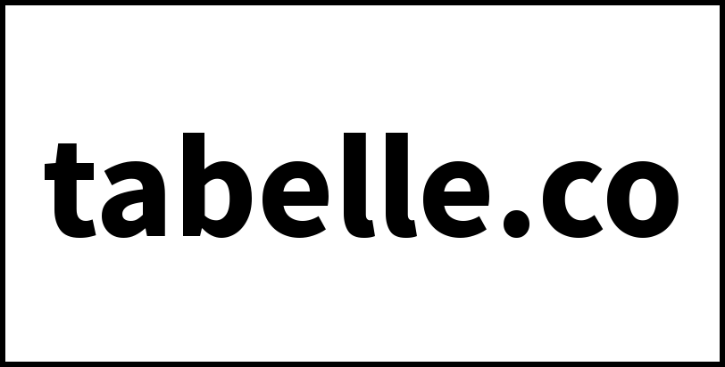 tabelle.co