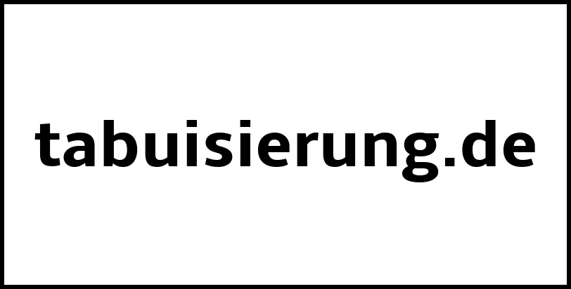 tabuisierung.de