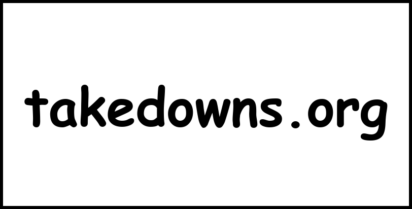 takedowns.org