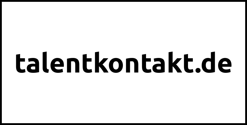 talentkontakt.de