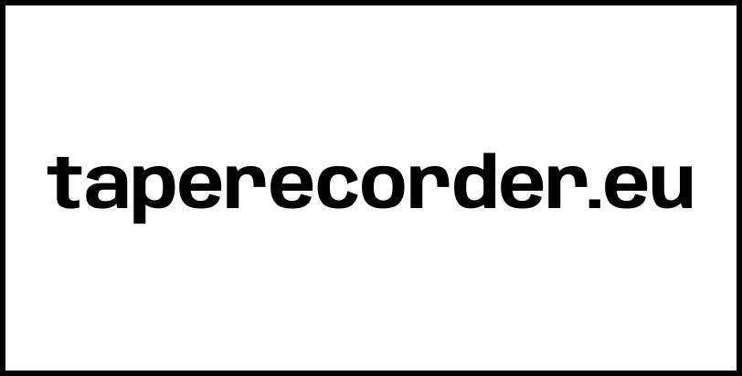 taperecorder.eu