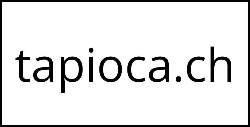 tapioca.ch