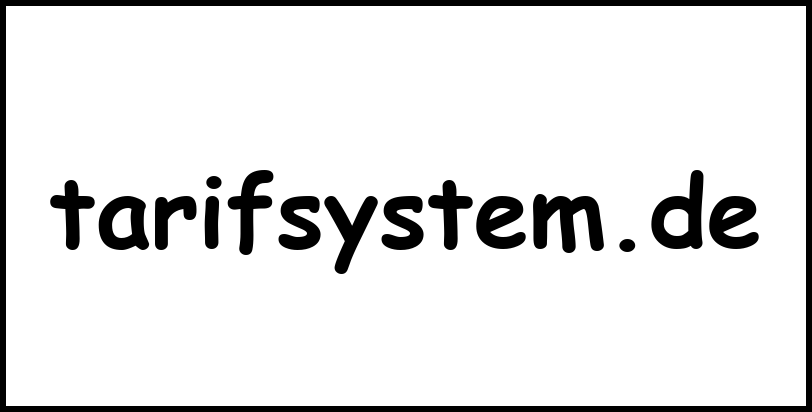 tarifsystem.de