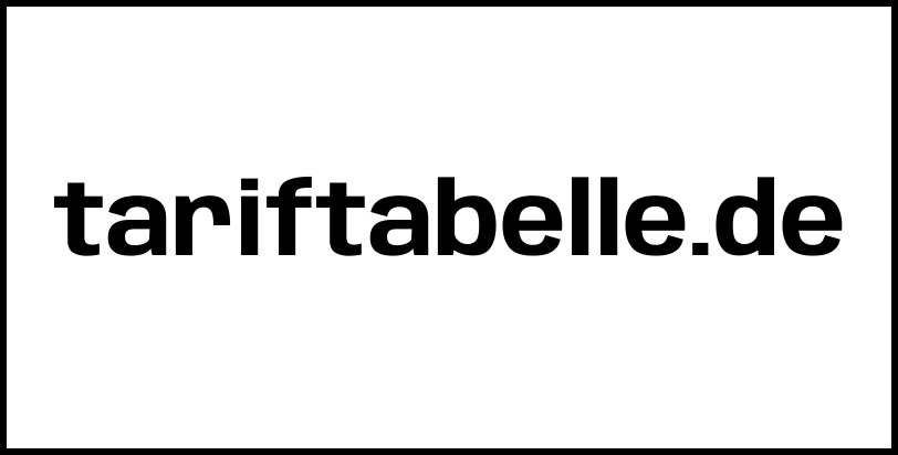 tariftabelle.de