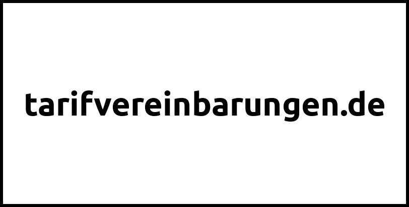 tarifvereinbarungen.de