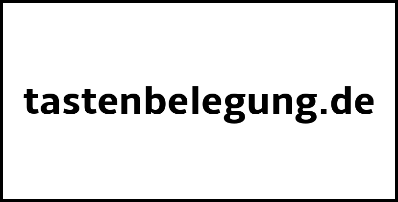 tastenbelegung.de