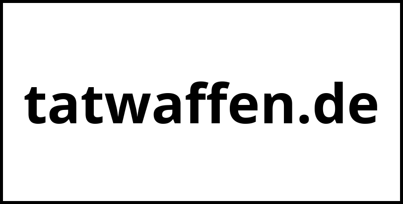 tatwaffen.de