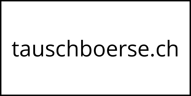 tauschboerse.ch