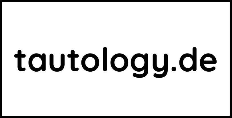 tautology.de