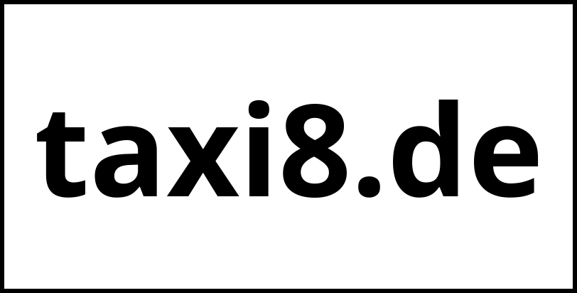 taxi8.de