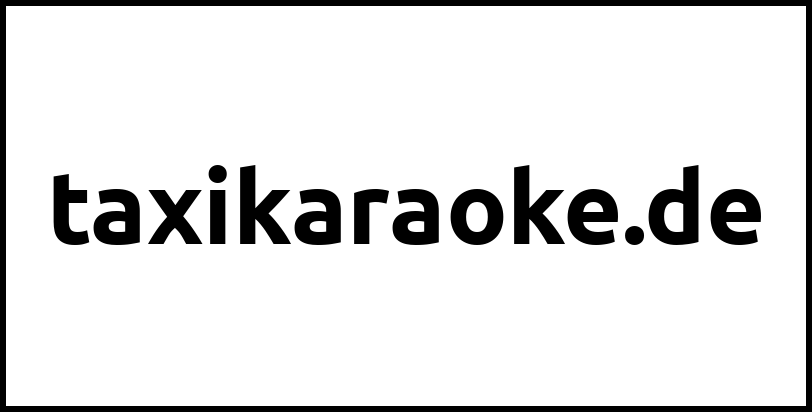 taxikaraoke.de