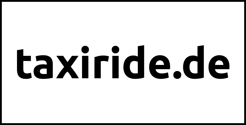 taxiride.de