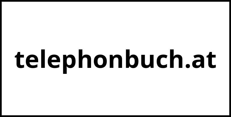 telephonbuch.at